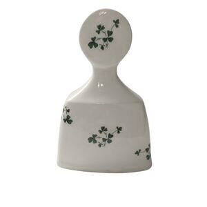 Vintage Carrigaline Pottery Co Ltd Ireland Irish Bell Shamrocks & Clovers